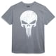 thumbnail image 4 of Remera gráfica Marvel The Punisher gris jaspeado para hombre talla S, 4 of 7