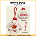 thumbnail image 2 of 4.7in Cute Lop-Eared Rabbit Bag Charm, Soft Plush Bunny Keychain, Small Stuffed Animal Backpack Accessory, Miniature Rabbit Figurine, Fluffy Bunny Keyring, Decorative Handbag Ornament, 2 of 6