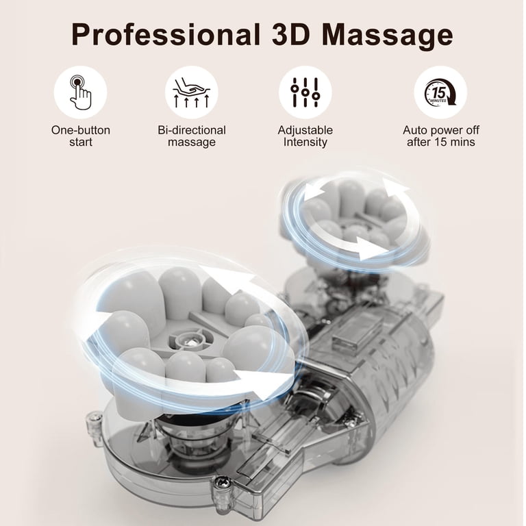 Kidsjoy Shiatsu Foot Massager with Heat & Massage Roller photo 3