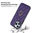 thumbnail image 3 of Jiahe Cover For iPhone 14 Pro,6.1 inch Case,Hybrid Rugged Shockproof with 360° Degree Rotation Stand Artificial Leather Cover,Purple, 3 of 8