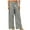 Gray, variant on Sevevn Women Solid Color Casual Loose Wide Leg I-Shaped Waist Sports Pants Black L Gift for Adults