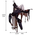 thumbnail image 3 of Halloween decoración Fantasma de escalada de pared, Halloween, terror, miedo, sin rostro, puerta de escalada, ventana de escalada, cama de escalada, barra fantasma, trucos de terror, accesorios, 3 of 3