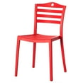 thumbnail image 5 of Stackable Modern Plastic Indoor and Outdoor Dining Chair with Ladderback Design for All Weather Use, 5 of 10