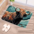 thumbnail image 5 of Yak Polyester Non-Slip Machine Washable Bath Rugs Door Rugs Floor Mat, 5 of 6