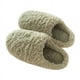 thumbnail image 5 of Zapatillas de casa de Color liso para mujer y niña, zapatos peludos, esponjosos, cálidos, japoneses, Invierno, 5 of 5