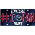 thumbnail image 1 of Tennessee Titans #1 Fan License Plate, 1 of 1