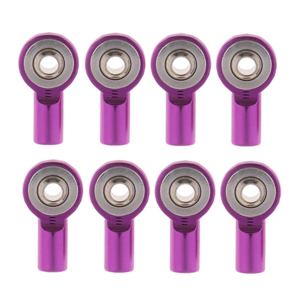 8 piezas de rótulas esféricas para coche RC Redcat HPI HSP 1:10 Púrpura