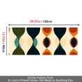 thumbnail image 6 of 2D flat 1 piece of PVC material wallpaper - seamless splicing - Artistic style home decoration - artistic pattern design, removable self-adhesive wallpaper, decorative background wall, suitable for b, 6 of 10
