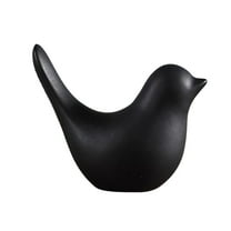 HCTSHG Creative Black White Ceramic Bird Ornaments Modern Minimalist Living Room Home Table Decorations for Living Room Decor, Bedroom, Office Desktop, Cabinets