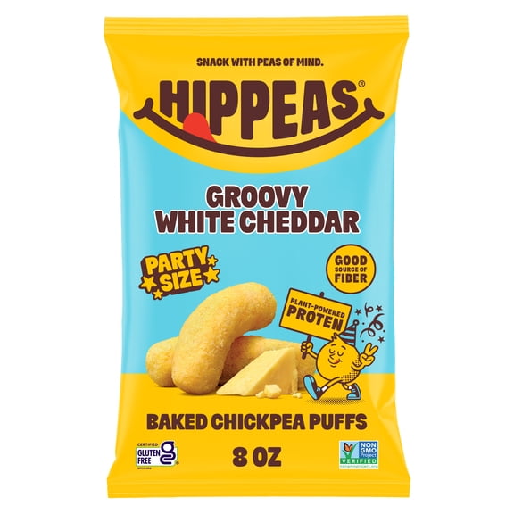 Hippeas - Puffs White Cheddar 8 oz Party Size