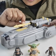 Star Wars ActionVerse Grogu & Anzellans Action Figures, 8-Inch Starship, Star Wars Toys