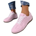 thumbnail image 3 of Uobin Women's Low Top Casual Lace Up Sneakers Fashion Minimalist Unisex Couple Matching Shoes Lightweight for Spring Summer, 3 of 9