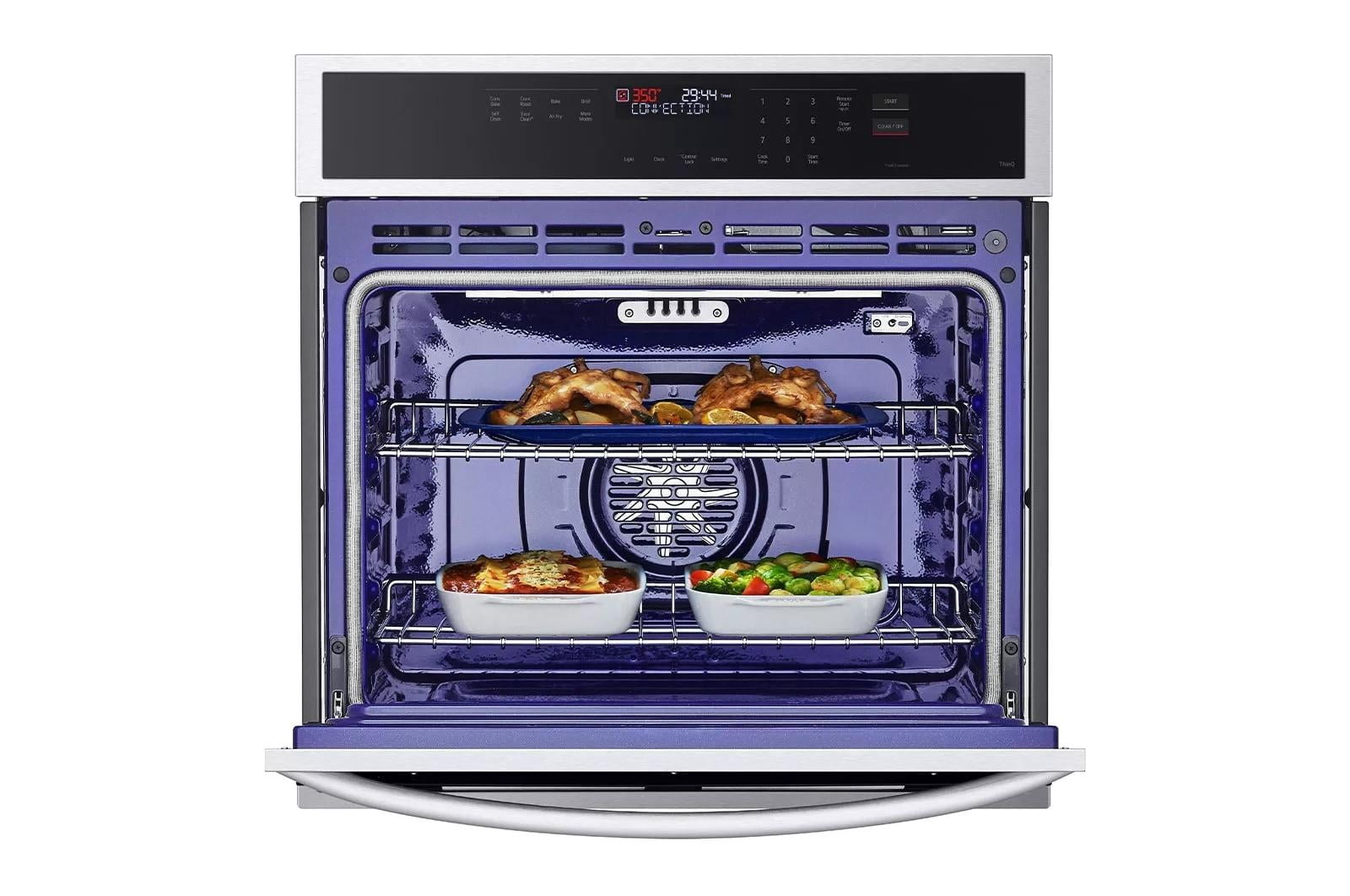 30 Inch Single Electric Smart Wall Oven with 4.7 cu. ft. Convection Oven, EasyClean® + Self Clean