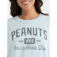 thumbnail image 4 of Peanuts Snoopy Women's Tee and Fleece Shorts Set, 2-Piece, 4 of 5