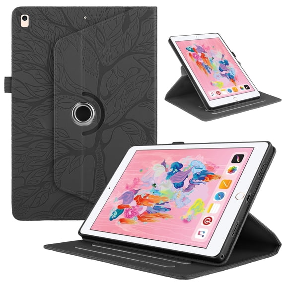 Folio Case for Apple iPad 7th/8th/9th Generation 10.2-inch Auto Wake/Sleep Cover with Rotating Stand