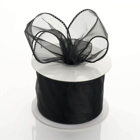Pom Pom Wired Ribbon - Efavormart Multiple Colors Wedding Banquet Party Event Arts & Crafts DIY Supplies Wired Organza Ribbon 2 1/2