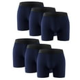 thumbnail image 4 of 6PK Mens Boxer Briefs Breathable Tagless Underwear Soft Comfort Flex Waistband, 4 of 9