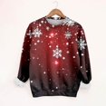 thumbnail image 4 of Christmas Sweatershirts For Women 2025 Crew Neck Winter Holiday Cute Pullovers, 4 of 6