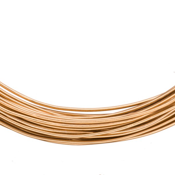 Aluminum Beading Wire, Anodized Brown 17 Gauge 48foot coil jewelry wire