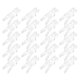 thumbnail image 3 of Transparent Plastic Lamp String Clamp for Decorative Use 100Pcs Set, 3 of 3