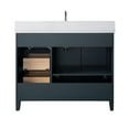 thumbnail image 6 of Vanity Art 42" Bathroom Vanity with Sink and Engineered Marble Top, Freestanding Storage Cabinet with 2 Drawers, 1 Shelf and Flip Down Tray, 6 of 9