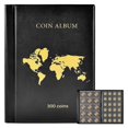 thumbnail image 1 of 300 Pockets Coin Collection Book Coin Collection Holder Album, 1 of 5