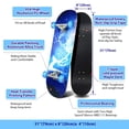 thumbnail image 2 of Easy_Way Patinetas completas - Patinetas estándar para principiantes, niños, niñas, adolescentes - Tabla de skate Canadian Maple Cruiser Pro de 31 x 8 pulgadas, patinetas (ciervo), 2 of 5