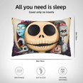 thumbnail image 4 of Fundas de almohada de felpa para interiores de Pesadilla antes de Navidad, decoración de doble cara, para coche, cama, dormitorio, sofá, fundas de almohada suaves, decoración del hogar, sofá,, 4 of 7