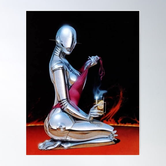 Hajime Sorayama Poster Wall Art, Modern Wall Decor For Living Room Bedroom, 8x12 UNFRAMED