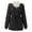 Z-326Black, variant on Women Hooded Coat With Pockets Solid Color Long Sleeve Zipper Drawstring Plush Lined Padded Warm Fashion Slim Jacket For Daily Wear,Black,L