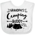 thumbnail image 3 of Inktastic Grandpas Camping Buddy Boys or Girls Baby Bib, 3 of 4