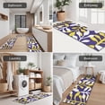 thumbnail image 5 of Purple Leaf Pattern Kitchen Rugs Sets Of 3,Kitchen Runner Rugs Non Skid Washable,Decorative Kitchen Floor Mats for Kitchen,Sink,Laundry,17"x30"+ 17"x47" + 17"x59", 5 of 6