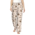 thumbnail image 2 of Lsque Chicken With Floral Print Women's Pajama Pants, Lounge Pant - Comfortable Home Wear,Elastic Waistband, Stylish Design-Large, 2 of 9