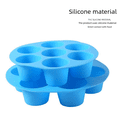 thumbnail image 3 of Molde de silicona para tartas con 7 orificios, accesorios para freidora de aire, herramientas para hornear, molde para tartas práctico y duradero, herramientas para hornear, 3 of 3