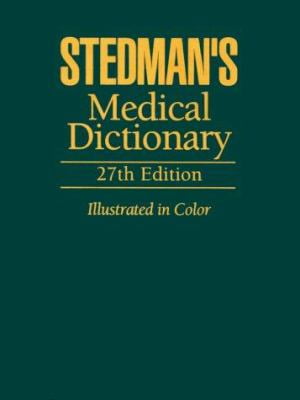 Stedman's Medical Dictionary (Hardcover - Used) 068340007X ...