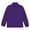 Purple, variant on Kids Boys Girls Full-Zip Polar Fleece Jacket Kids Solid School Uniform Outwear Jackets Hardshell Jacket Fleece Inner Bladder(Red,13-14 Years)