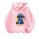 thumbnail image 3 of Nueva sudadera con capucha de Stitch para niñas, sudadera de otoño e invierno, jerseys Harajuku de manga larga, sudadera con capucha informal de la serie Disney Stich, 3 of 5