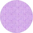 thumbnail image 1 of Ahgly Company Machine Washable Indoor Round Transitional Heliotrope Purple Area Rugs, 5' Round, 1 of 7