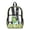 Avocado Skateboard, variant on Dachshund Skateboard Print Clear Backpack for Kids Girls Large Capacity Casual Daypack with Adjustable Padded Strap Heavy Duty Rucksack Transparent Bookbag Back to School Gifts for Teens