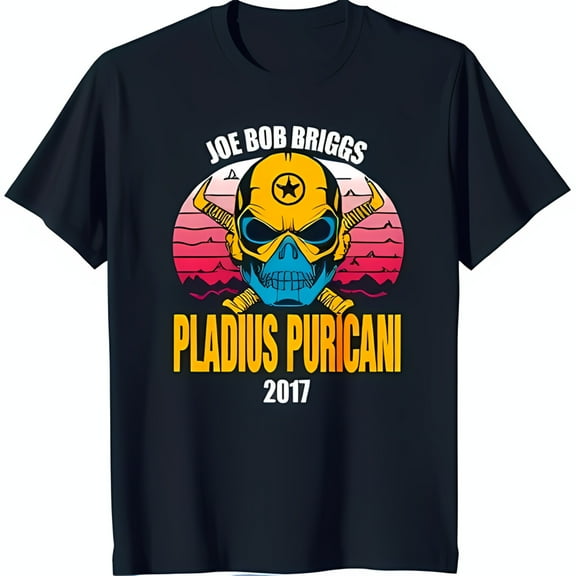 Retro & Crossed Graphic Tee Joe Bob Briggs 2017 Design