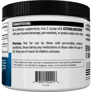 L Citrulline Powder 2000mg - EVLution Nutrition Plant Based Muscle Recovery Supplement Mix for Drink - Enhance Muscle Strength and Vascularity Powder for Men and Women