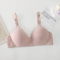 thumbnail image 5 of Bras for Older Women Plus Size Deep V Neck Jacquard Thin Cup Wireless Push Up Bralette Everyday Bra, 5 of 5
