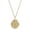 Gold, variant on 1928 Jewelry Flower of The Month Crystal Pendant Necklace 20