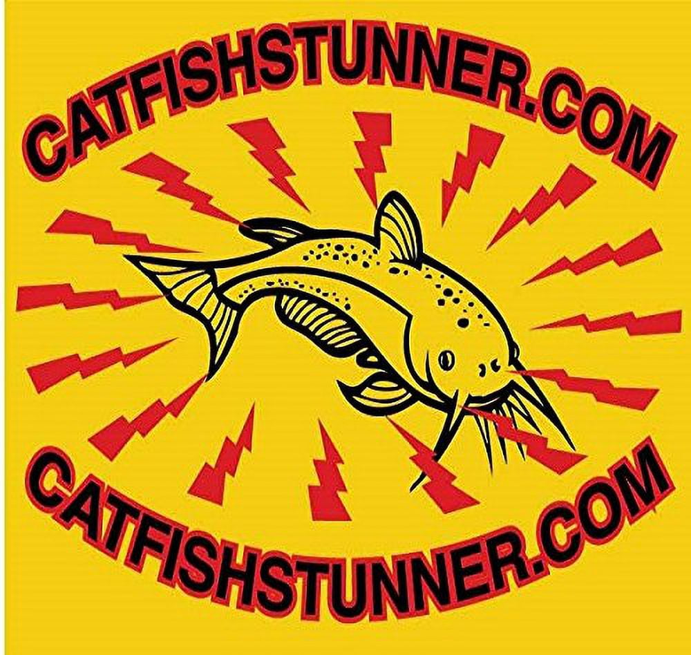 Catfish Stunner 12-24 Volt Shocker Made In USA, Catfish Shocker, Low Voltage Electrofisher, Fish Stunner Battery Operated Catch Cat Fish, Crank Phone Fishing Catfish Caller