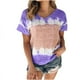 thumbnail image 1 of Blusa de manga corta con cuello en V informal para mujer a la moda, camisetas de verano Pompotops  hkajfhjk465957, 1 of 5