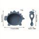 thumbnail image 2 of Baby-Safe Dinosaur-Shaped Silicone Bowl & Spoon - BPA-Free Tableware for Feeding Time!, 2 of 4