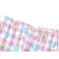 thumbnail image 5 of Topgal Girl Cotton Panda Pajamas Cozy Summer Crewneck Short Sleeve Set Snug-fit Toddler Rainbow Jammie for Kid Size 14, 5 of 7