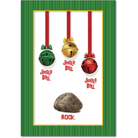 Merry Bells Of Christmas 'B5954 Jingle Bell Rock Christmas' Box Set of 12 Funny Merry Christmas Note Cards with Envelopes by NobleWorks ()