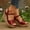 Red, variant on AXXD Wedge Sandals for Women Summer Casual Round Head Heel Comfy Sandals Beach Casual Shoes