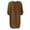 Brown#1, variant on Online Juebong Women's Baggy Pullover Cozy Loose Mid Length Turtleneck Knit Sweater Top Girls Maxi Dresses Fashion Casual Soild Lightweight Winter Dresses